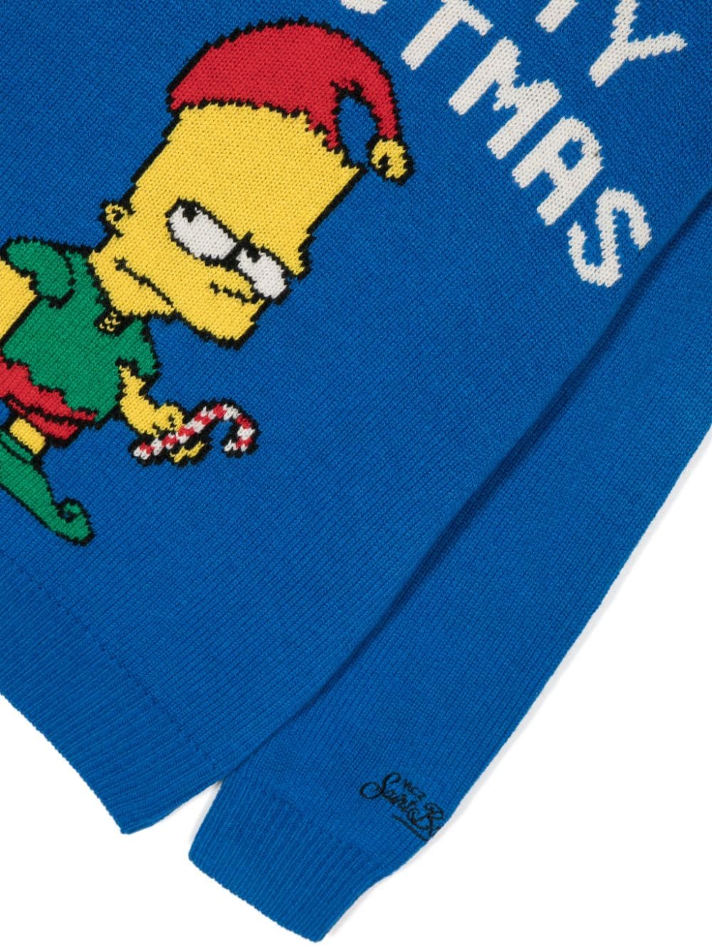 Maglione con ricamo Bart Simpson - Rubino Kids