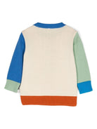 Maglione con ricamo per neonato Stella McCartney Kids bianco con girocollo - Rubino Kids