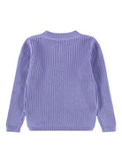 Maglione Gillis per bambina Molo lilla con lavorazione in maglia - Rubino Kids