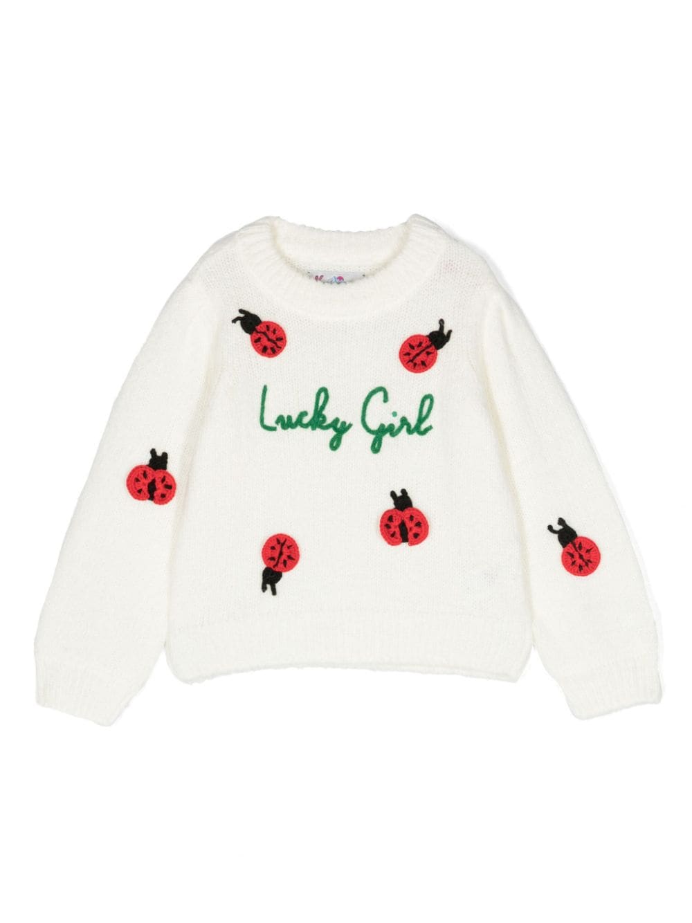 Maglione girocollo Ladybug - Rubino Kids