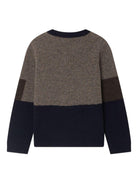 Maglione Jean per bambino Bonpoint blu con ricamo - Rubino Kids