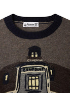 Maglione Jean per bambino Bonpoint blu con ricamo - Rubino Kids