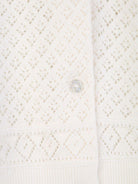 Maglione per bambina Billieblush bianco con lavorazione in maglia - Rubino Kids