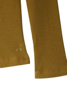 Maglione per bambina Bonpoint Tahiti giallo cachi a coste - Rubino Kids