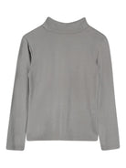 Maglione per bambina DKNY Kids grigio con collo a lupetto - Rubino Kids