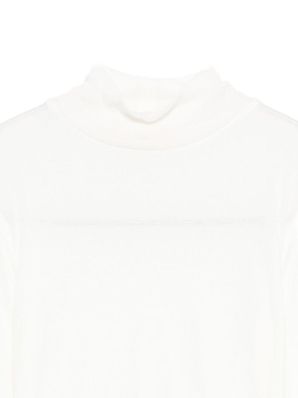 Maglione per bambina Elisabetta Franchi La Mia Bambina bianco con collo alto - Rubino Kids