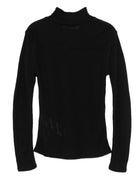 Maglione per bambina Elisabetta Franchi La Mia Bambina nero con collo alto - Rubino Kids