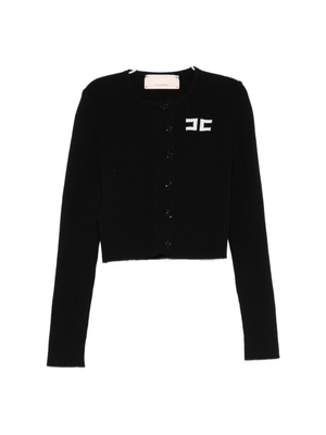 Elisabetta Franchi La Mia Bambina black sweater for girls with