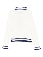 Maglione per bambina Etro Kids bianco con dettagli ricamati - Rubino Kids