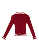 Maglione per bambina Etro Kids bianco con dettagli ricamati - Rubino Kids