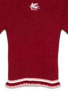 Maglione per bambina Etro Kids bianco con dettagli ricamati - Rubino Kids