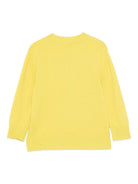 Maglione per bambina Laneus Kids giallo con logo ricamato sul davanti - Rubino Kids
