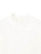 Maglione per bambina Louise Misha bianco con dettagli arricciati - Rubino Kids