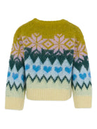 Maglione per bambina Molo multicolore con motivo a fiocco di neve e cuore - Rubino Kids