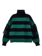 Maglione per bambina Monnalisa multicolore a righe - Rubino Kids