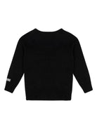 Maglione per bambina Moschino Kids nero con scritta Love - Rubino Kids