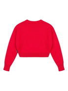 Maglione per bambina Moschino Kids rosso con motivo Teddy Bear - Rubino Kids