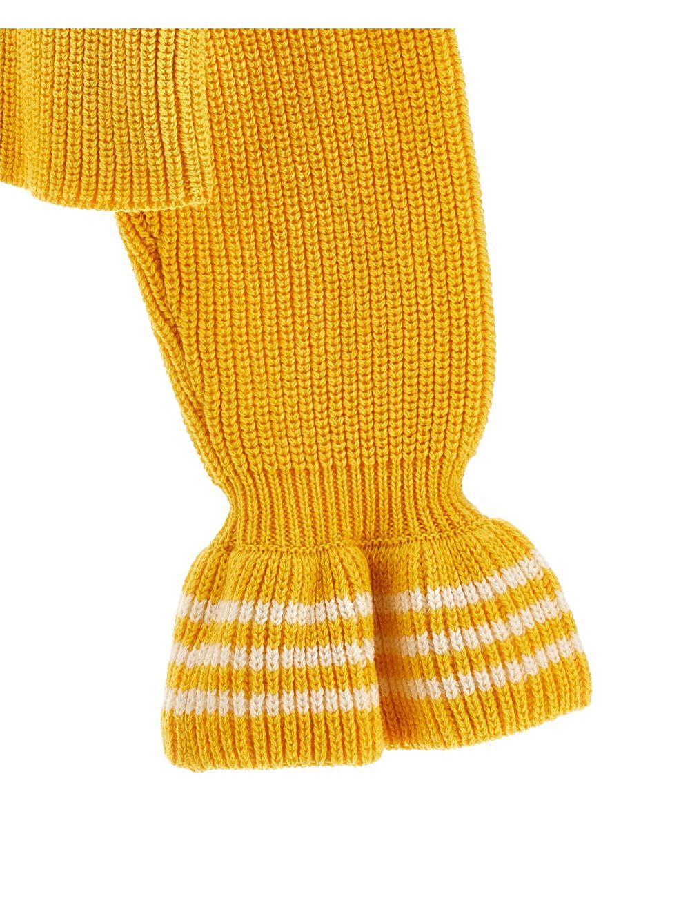 Maglione per bambina Philosophy Di Lorenzo Serafini Kids giallo con ruches - Rubino Kids