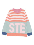 Maglione per bambina Stella McCartney Kids multicolore a righe - Rubino Kids