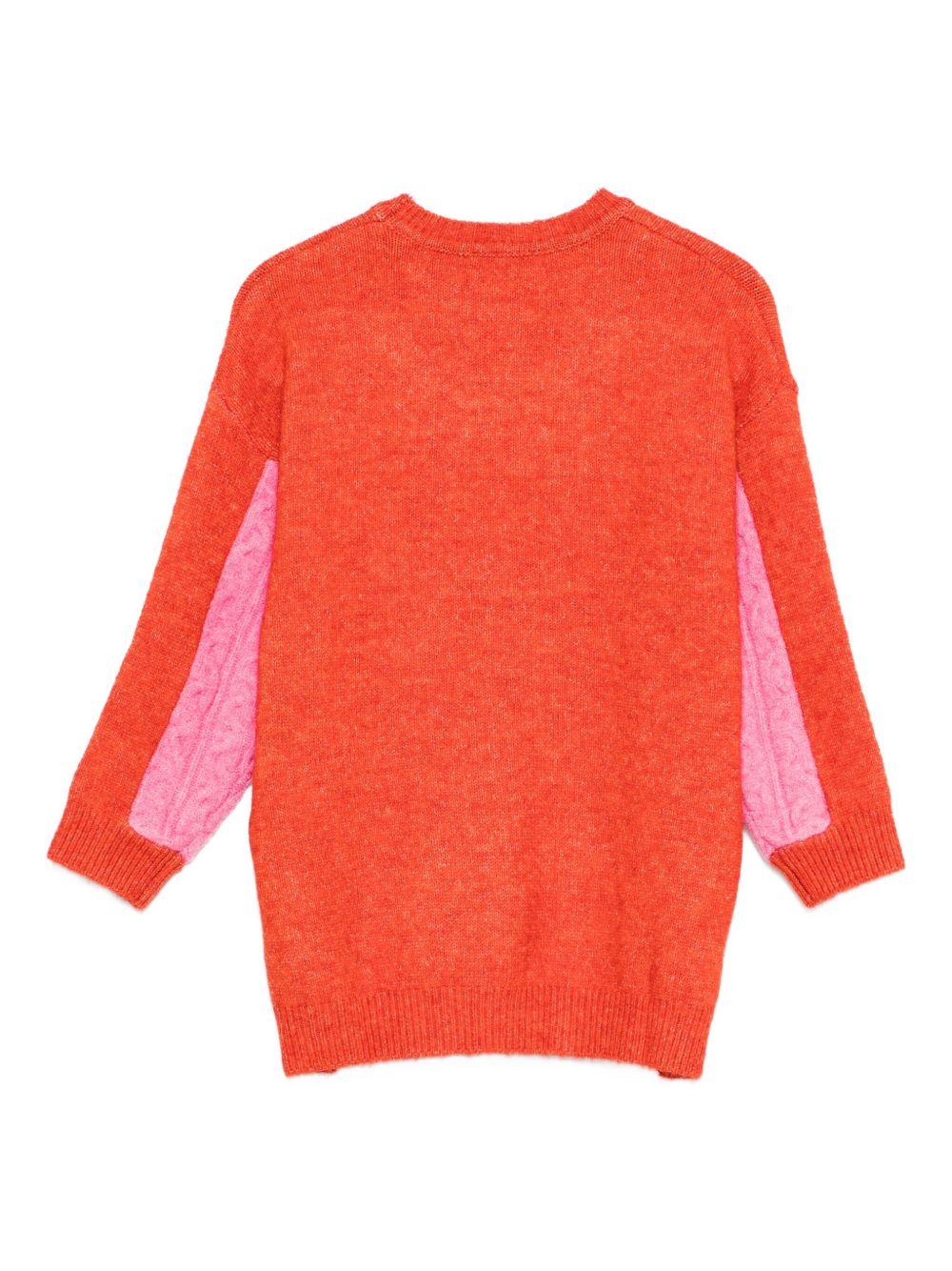 Maglione per bambina Stella McCartney Kids multicolore con design color - block - Rubino Kids