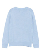 Maglione per bambini MC2 Saint Barth Kids x Trudi azzurro con ricamo Orsetto sul davanti - Rubino Kids