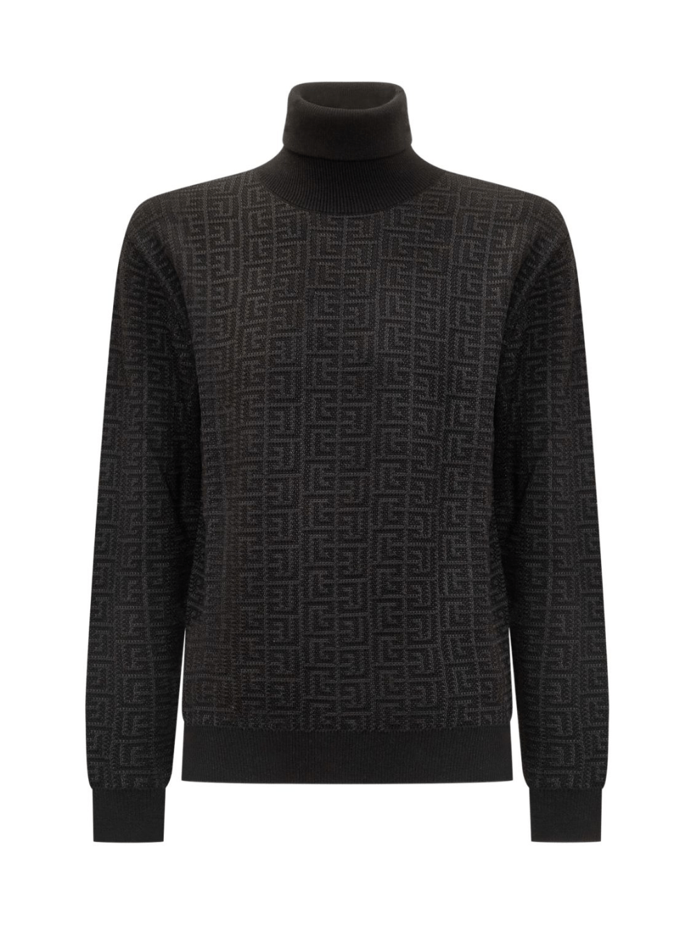 Maglione per bambino Balmain Kids nero a collo alto - Rubino Kids