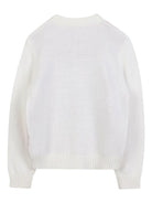 Maglione per bambino Billieblush bianco con grafica cactus - Rubino Kids