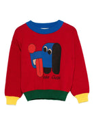 Maglione per bambino Bobo Choses multicolore con grafica cane - Rubino Kids