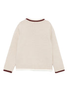 Maglione per bambino Eleventy Kids beige con motivo Paisley - Rubino Kids