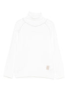 Maglione per bambino Eleventy Kids bianco con maniche raglan - Rubino Kids