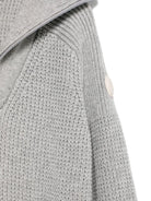 Maglione per bambino Emporio Armani Kids grigio con cerniera sul collo - Rubino Kids