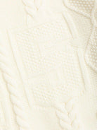 Maglione per bambino Fendi Kids bianco in maglia a trecce - Rubino Kids