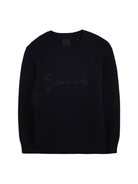 Maglione per bambino Givenchy Kids blu con ricamo con logo - Rubino Kids