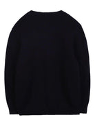 Maglione per bambino Givenchy Kids blu con ricamo con logo - Rubino Kids