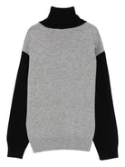 Maglione per bambino John Richmond Junior nero a collo alto - Rubino Kids