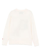 Maglione per bambino MC2 Saint Barth Kids bianco con ricamo Grinch sul davanti - Rubino Kids