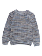 Maglione per bambino Molo grigio con motivo a strisce orizzontali - Rubino Kids