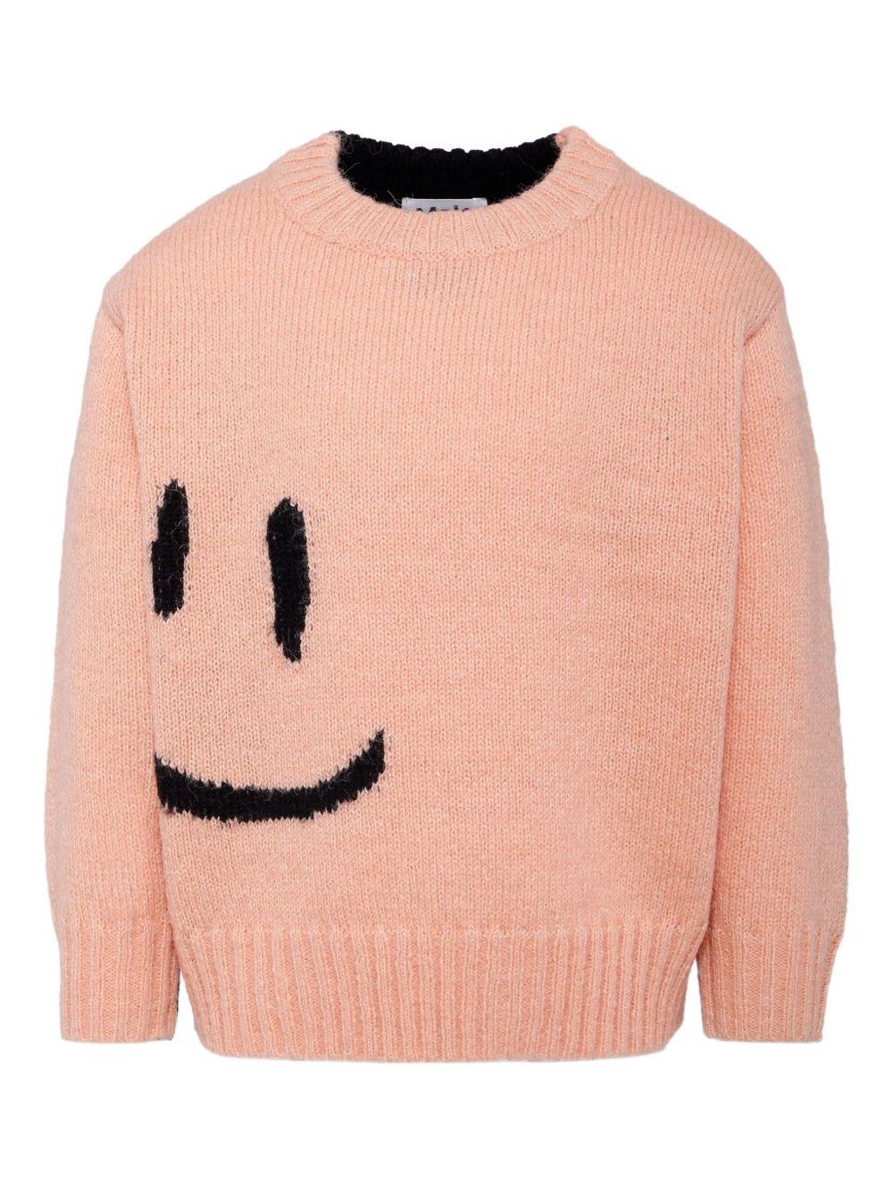 Maglione per bambino Molo rosa con effetto jacquard - Rubino Kids