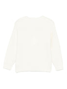 Maglione per bambino Paolo Pecora Kids bianco con design girocollo - Rubino Kids