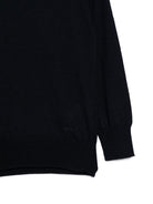 Maglione per bambino Paolo Pecora Kids blu a collo alto - Rubino Kids