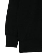 Maglione per bambino Paolo Pecora Kids nero in lana a collo alto - Rubino Kids