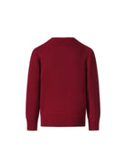 Maglione per bambino Polo Ralph Lauren Kids rosso con stampa grafica sul davanti - Rubino Kids