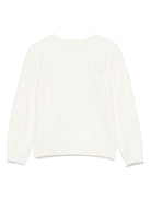 Maglione per bambino Versace Kids beige chiaro con logo a rilievo - Rubino Kids