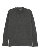 Maglione per donna The New Society grigio con polsini a coste - Rubino Kids