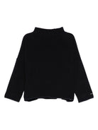 Maglione per neonata Album Di Famiglia Kids nero con maniche a 3/4 - Rubino Kids