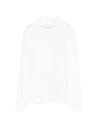 Maglione per neonata Elisabetta Franchi La Mia Bambina bianco con collo alto - Rubino Kids