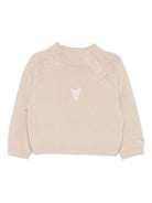 Maglione per neonati Donsje beige con ricamo unicorno - Rubino Kids