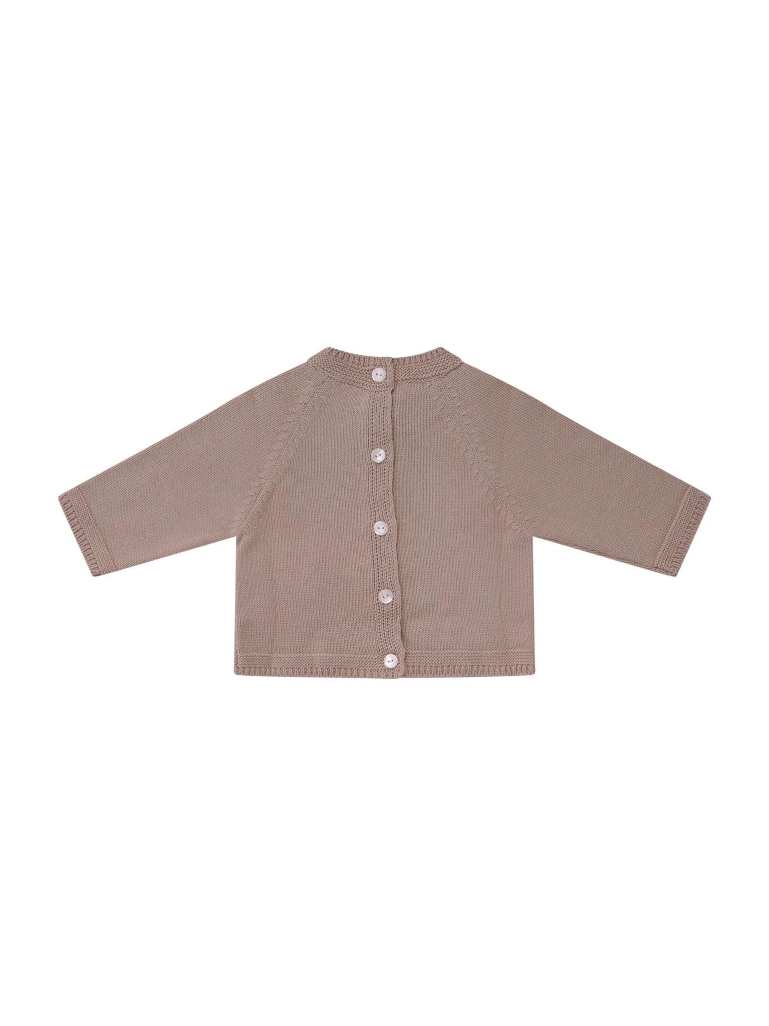 Maglione per neonati Fendi Kids beige con ricamo orsetto sul davanti con logo FF - Rubino Kids