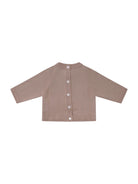 Maglione per neonati Fendi Kids beige con ricamo orsetto sul davanti con logo FF - Rubino Kids