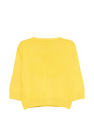 Maglione per neonati Moschino Kids gialli con Teddy ricamato sul davanti - Rubino Kids